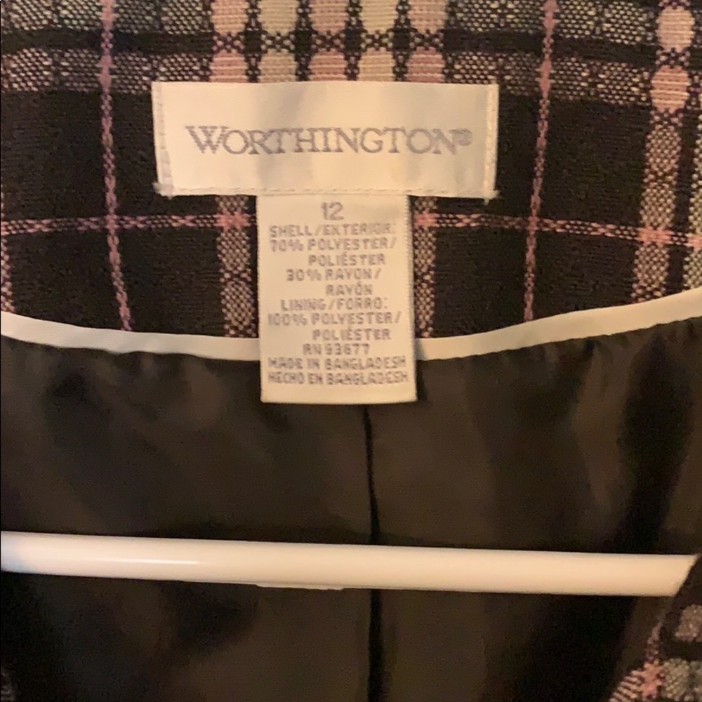 Plaid Long Jacket - image 2